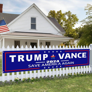 Trump Vance 2024 Banner, Gift For Trump Supporters, Election 2024