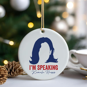 Kamala Harris Ornament 2024, I'm Speaking Ornament, Kamala Ornaments, Election 2024