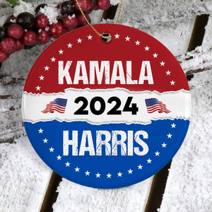 Kamala Harris Ornament 2024, Harris Walz Ornament, Kamala Ornaments, Election 2024