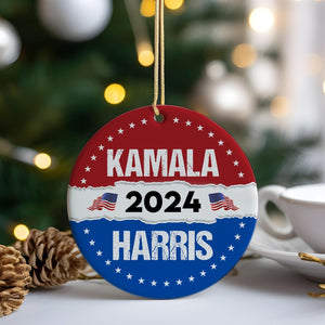 Kamala Harris Ornament 2024, Harris Walz Ornament, Kamala Ornaments, Election 2024