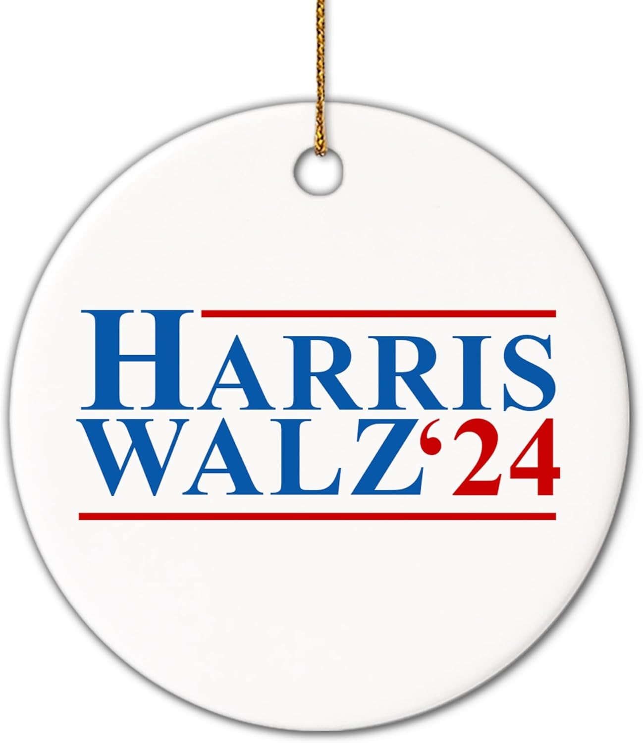 Kamala Harris Ornament 2024, Harris Walz '24 Ornament, Kamala Ornaments, Election 2024