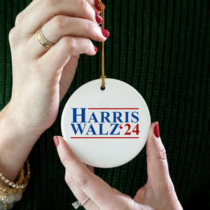 Kamala Harris Ornament 2024, Harris Walz '24 Ornament, Kamala Ornaments, Election 2024