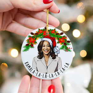 Kamala Harris Ornament 2024, Kamala-la-la-la-la-la Ornament, Kamala Ornaments, Election 2024