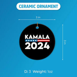 Kamala Harris Ornament 2024, Kamala Ornaments, Election 2024