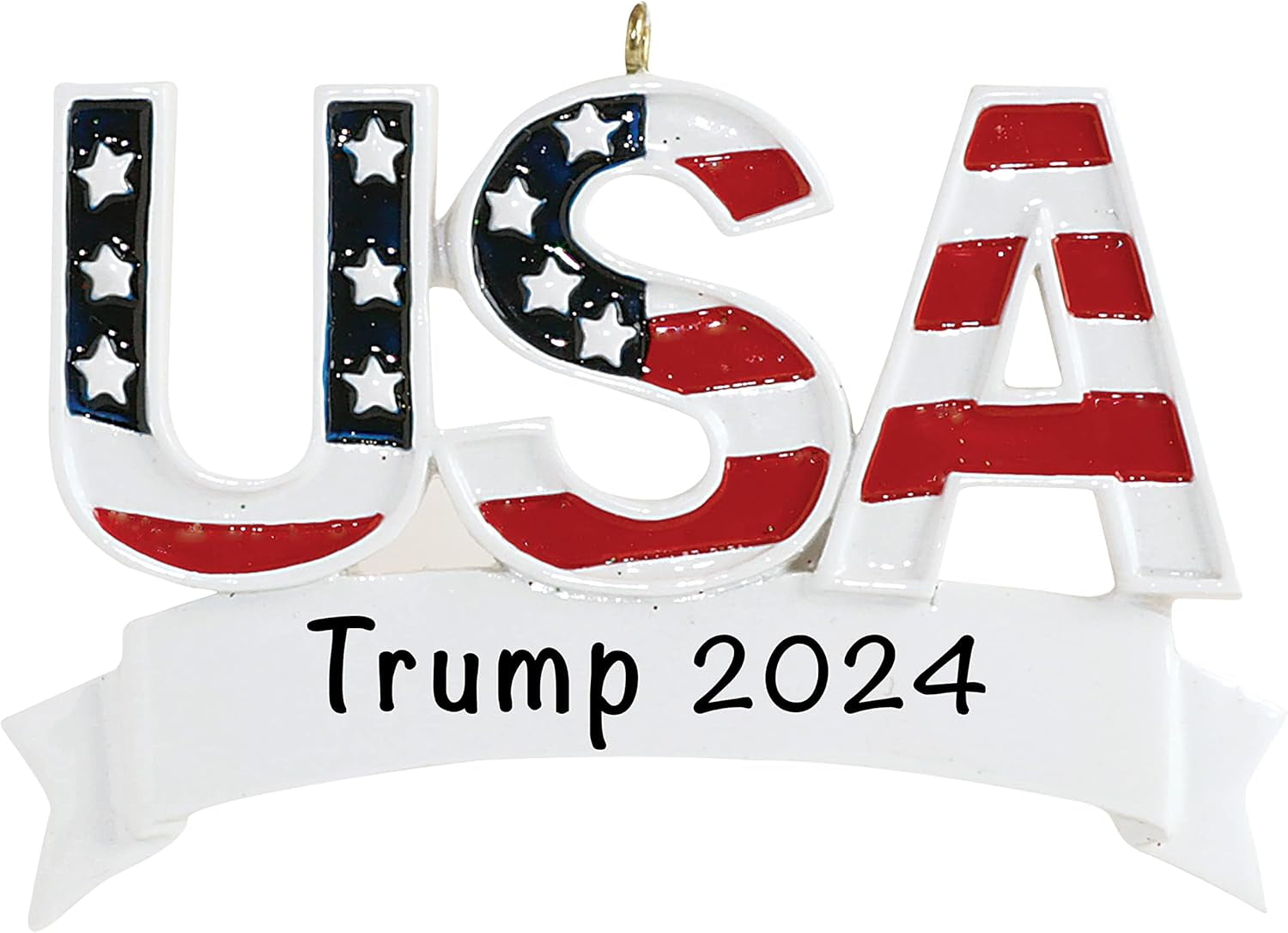 USA Trump 2024 Christmas Ornament, Gift For Trump Fans, Election 2024