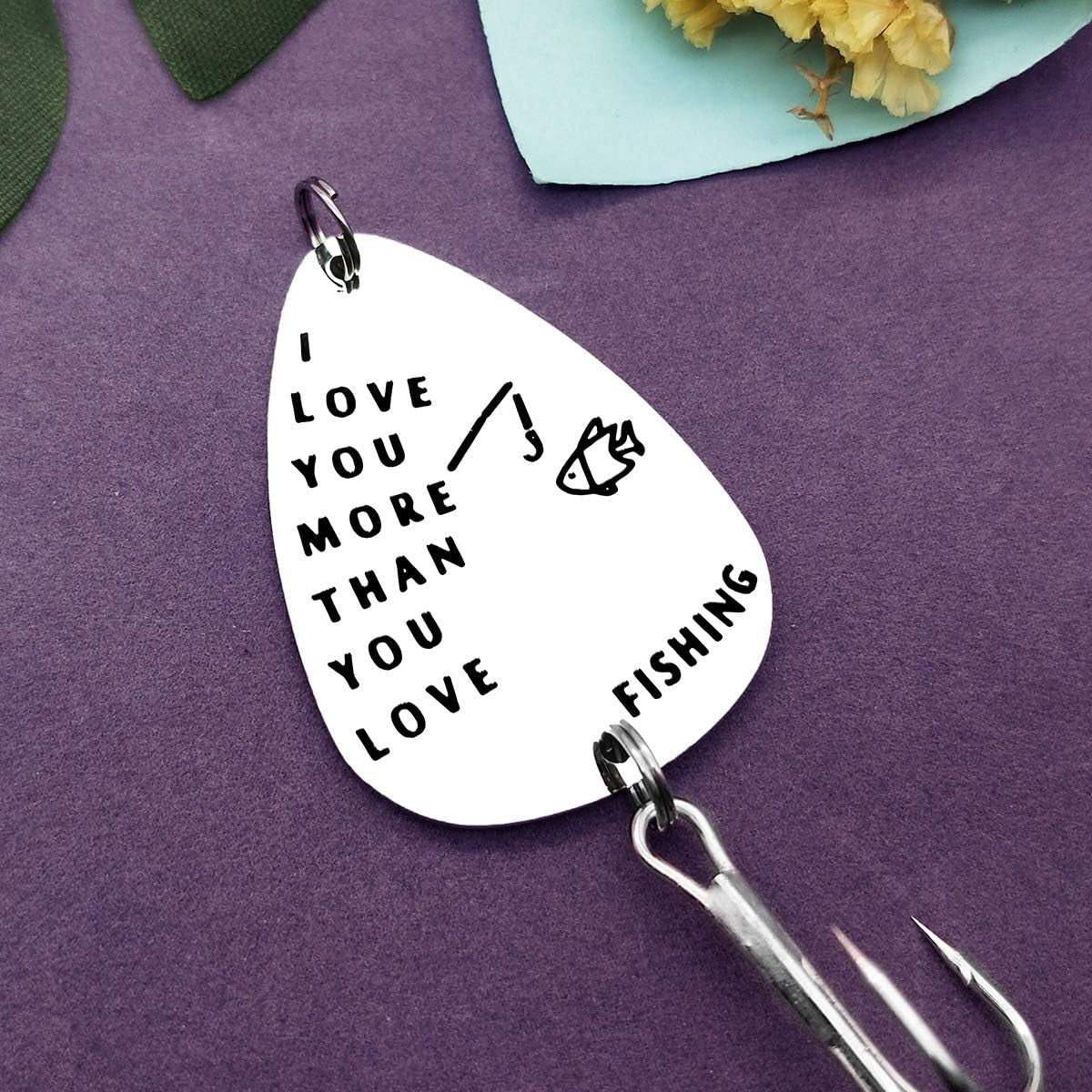 I Love You More than You Love Fishing Hook, Gifts For Father's Day, Gifts For Lovers