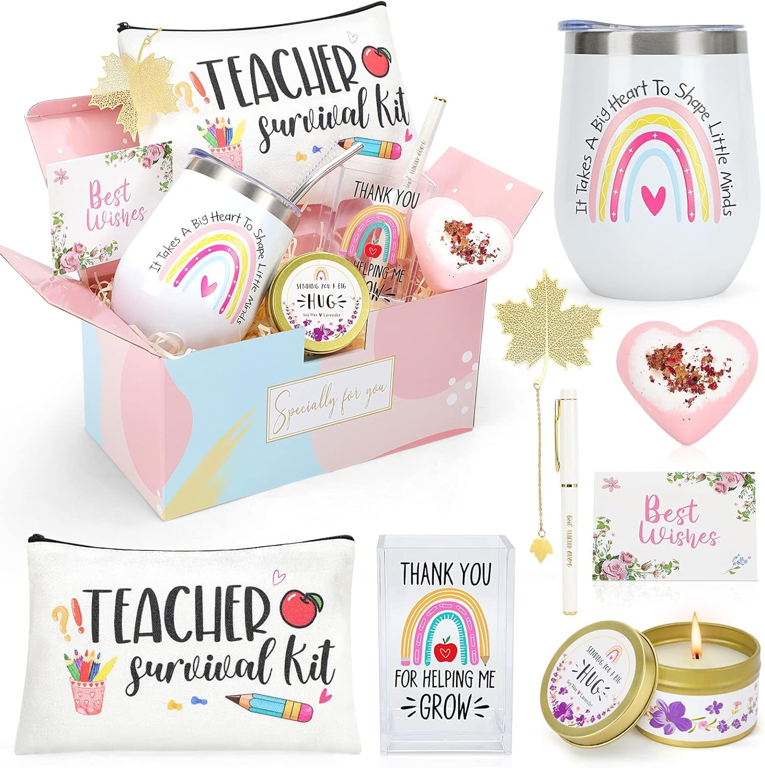 Gift Box For Teachers, Back to School Tumbler for Teachers, Teacher Appreciation Gifts