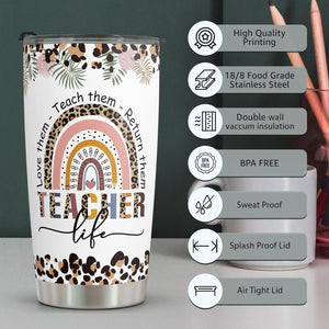 Teacher Supplies Tumbler Cup Mug,Teacher Appreciation Gifts from Students 20oz