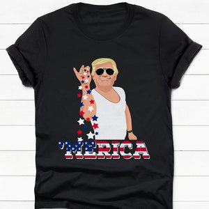 Merica Trump 2024, Donald Trump Homage Shirt, Shirt For Donald Trump Fan, Election 2024