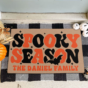 Spooky Season, Personalized Doormat, Halloween Doormat, Home Decor