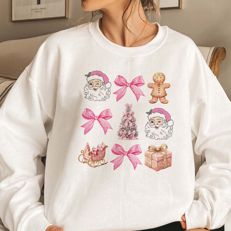 Coquette Christmas Gingerbread, Christmas Gift Ideas, Kid Sweatshirt, Christmas sweaters