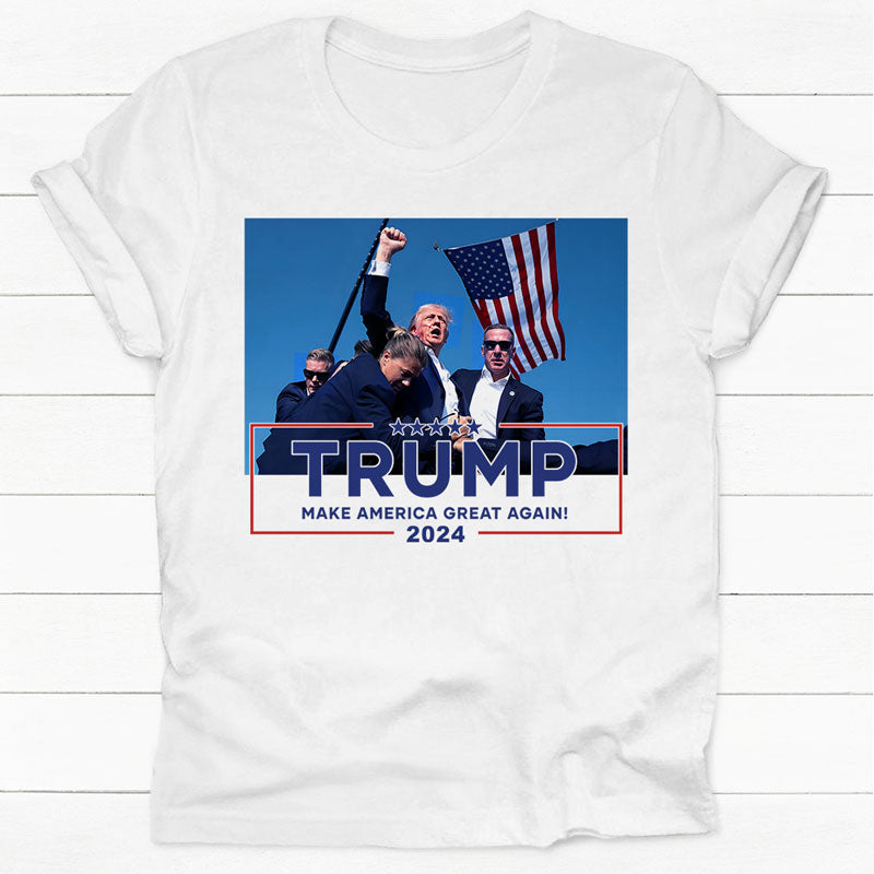 Trump Fist In The Air Butler Pennsylvania Speech Shirt, Failed Assassination, Election 2024