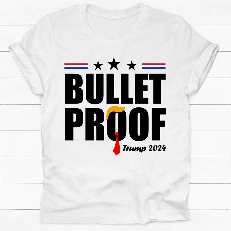 Bullet Proof Trump 2024, Trump Assassination Shirt, Gift For Trump Supporters, Election 2024