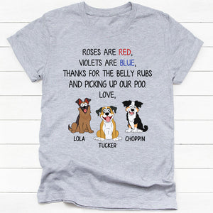 Roses Are Red Violets Are Blue Pop Eyed, Personalized Shirt, Gift For Dog Lovers