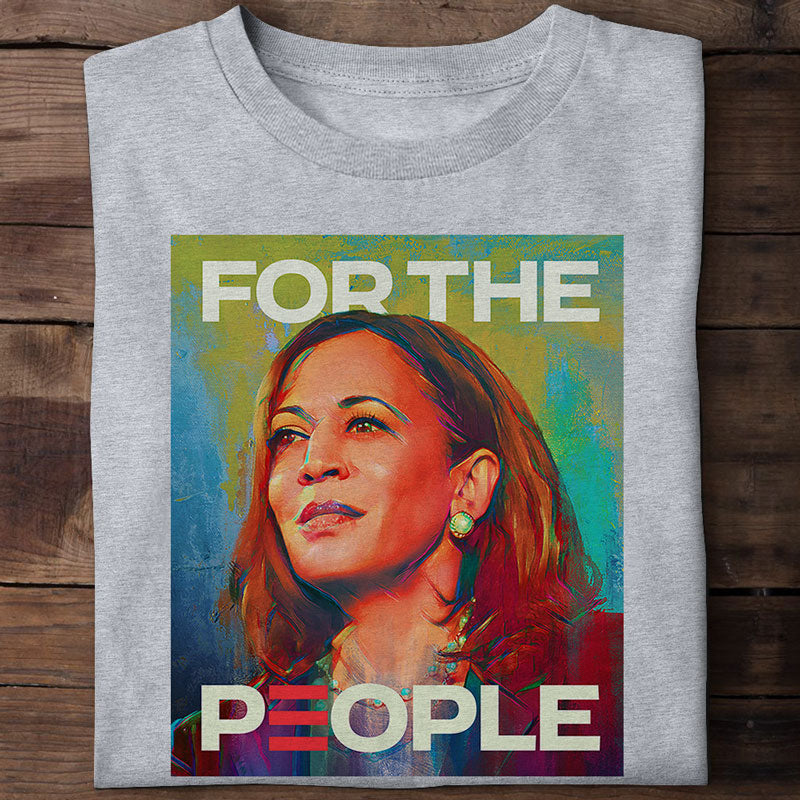 Kamala Harris For The People Retro, Kamala Harris Light Shirt, Gift For Kamala Harris Supporters, Election 2024