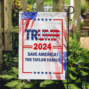 Save America Trump Flag, Personalized House Flag, Home Decoration For Trump Fans, Election 2024