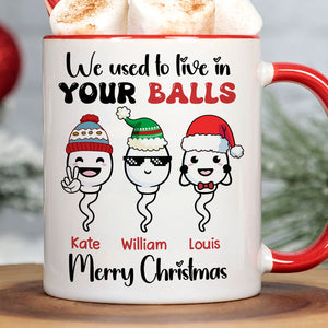 Little Kids We Used To Lived In, Personalized Mug, Christmas Gifts For Dad