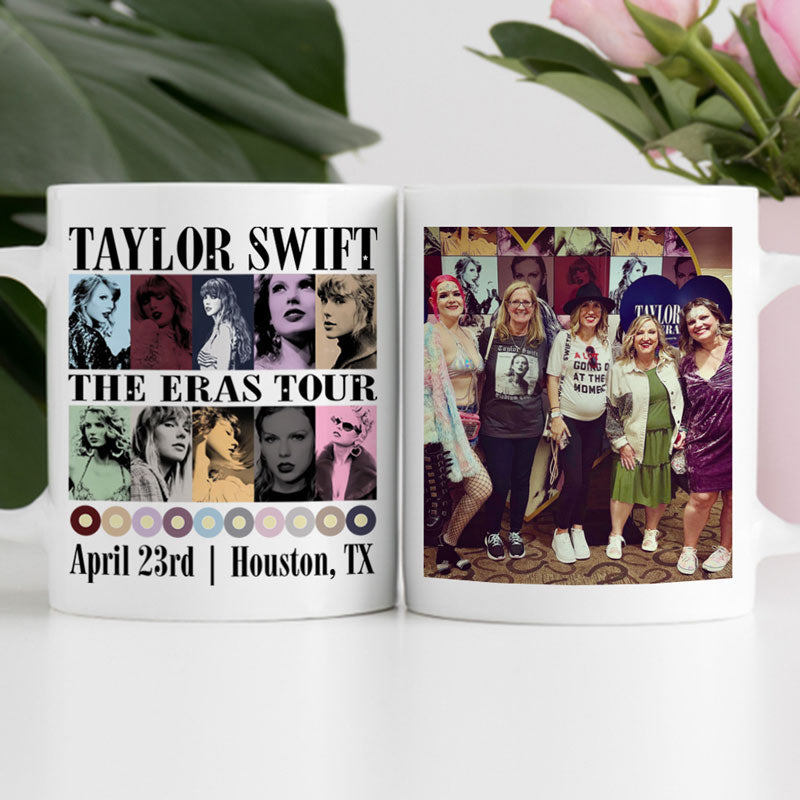 The Eras Tour Mug, Personalized Accent Mug, Custom Photo