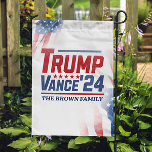 Trump Vance'24 Flag, Personalized House Flag, Home Decoration, Election 2024