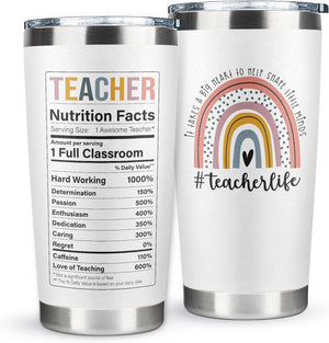 Teacher Birthday Gifts, Back to School Teacher Gifts 20 Oz Tumbler