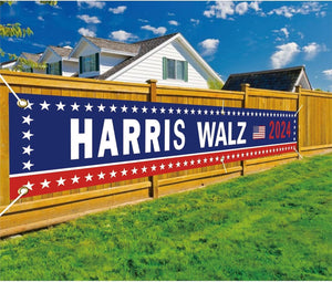 Harris Waltz 2024 Banner, Gift For Kamala Harris Supporters, Election 2024 $29.95 USD