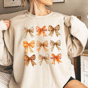 Coquette Fall Sweatshirt, Autumn Sweatshirt, Fall Leopard Sweater, Thanksgiving Shirt