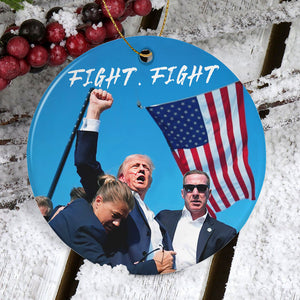 Trump Fight, Trump Assassination, Trump Ornaments, Election 2024