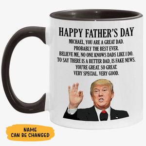 You Are Great Dad Trump, Personalized Coffee Mug, Funny Gifts For Dad, Election 2024