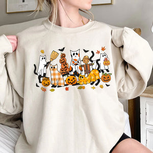 Black Cat Halloween, Halloween Cat, Retro Halloween, Autumn Sweater, Spooky Season