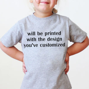 KIDSHIRT Replicate Your Customized Design Onto A Kid Shirt