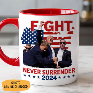 Trump Fight, Legends Never Die, Trump Supporters Mug, Election 2024