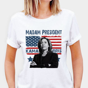 Madame President Kamala Harris Shirt, Funny President, Personalized Shirt, Election 2024