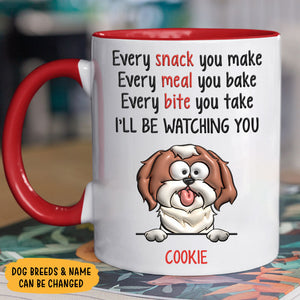 Every Snack You Make 3D Inflated , Personalized Ceramic Mug, Gift For Dog Lovers