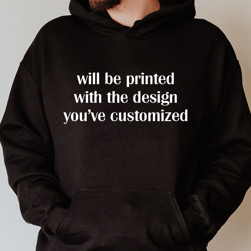 DARK HOODIE Replicate Your Customized Design Onto A Dark Hoodie