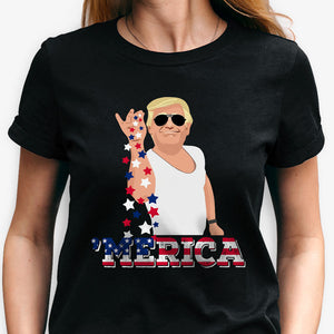 Merica Trump 2024, Donald Trump Homage Shirt, Shirt For Donald Trump Fan, Election 2024