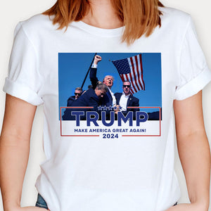 Trump Fist In The Air Butler Pennsylvania Speech Shirt, Failed Assassination, Election 2024