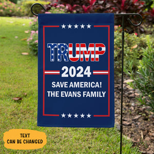 Save America Trump 2024, Personalized Garden Flag, Home Decoration For Trump Fans, Election 2024, Election 2024