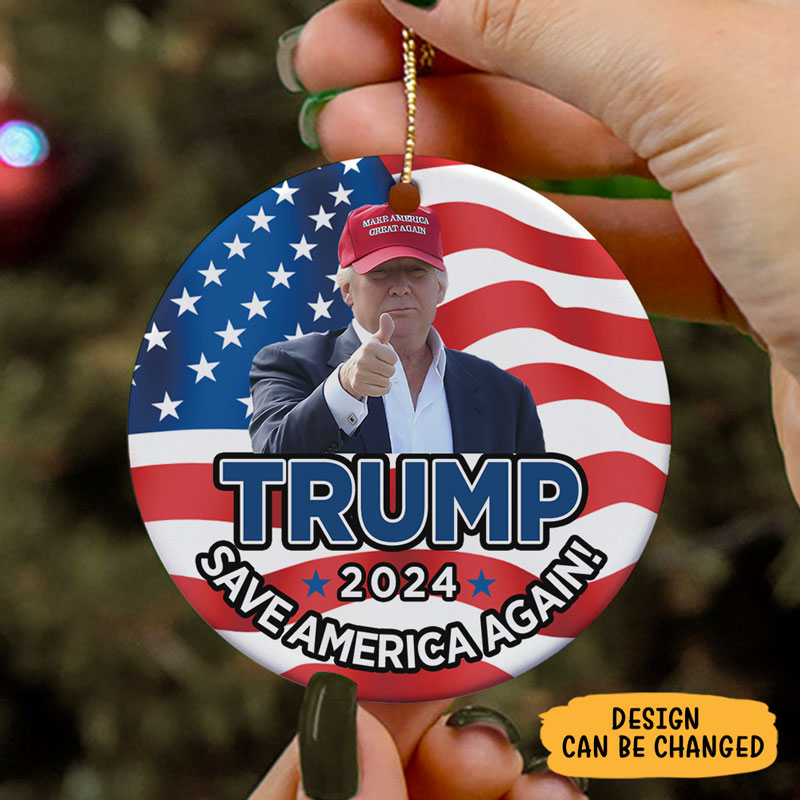 Trump Take Our Country Back, Personalized Ornaments, Trump Ornaments, Election 2024