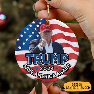 Trump Take Our Country Back, Personalized Ornaments, Trump Ornaments, Election 2024