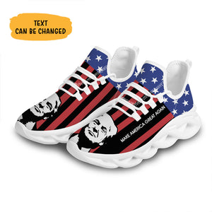 Trump Make America Great Again MaxSoul Shoes, Personalized Sneakers, Gift For Trump Fans, Election 2024