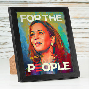 Kamala Harris For The People Retro, Kamala Harris Picture Frame, Gift For Kamala Harris Supporters, Election 2024