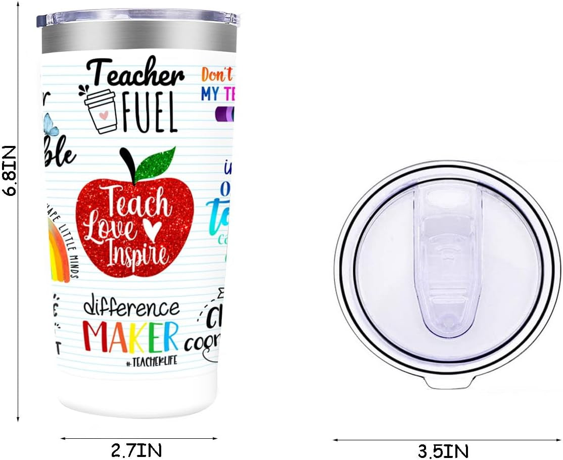 Teacher Love Inspire, Back To School Tumbler Gift For Teachers, Teacher Appreciation Gifts