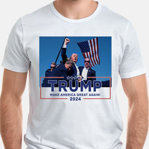 Trump Fist In The Air Butler Pennsylvania Speech Shirt, Failed Assassination, Election 2024