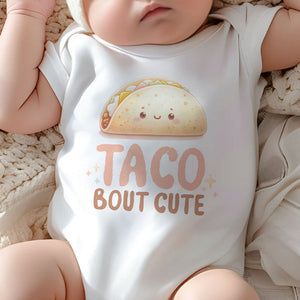 Taco Bout Cute, Personalized Baby Clothes, Custom Baby Onesies, Baby Shower Gifts