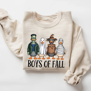 Boys of Fall , Autumn Sweatshirt, Fall Halloween Sweater, Fall Season