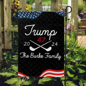 Golf 47 2024 Trump, Personalized House Flag, Home Decoration, Election 2024