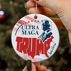 Make America Great Again, America Map Trump, Personalized Trump Ornament, Election 2024