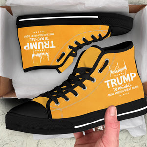 Make America Great Again Trump High Top Shoes, Personalized Sneakers, Gift For Trump Fans, Election 2024