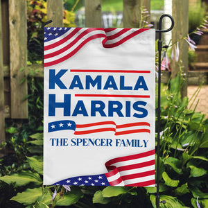 Kamala Harris Madam President, Personalized Garden Flags, Election 2024