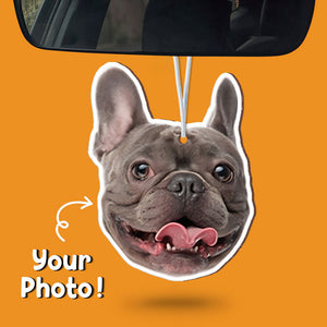 Custom Pet Photo Air Freshener, Personalized Air Freshener, Car Accessories, Custom Photo